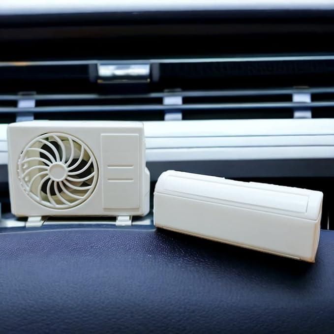 Gift For Brother - Miniature AC design Solar-Powered Car Air freshener Diffuser