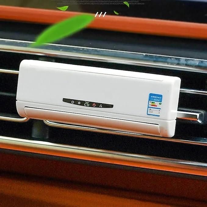 Gift For Brother - Miniature AC design Solar-Powered Car Air freshener Diffuser